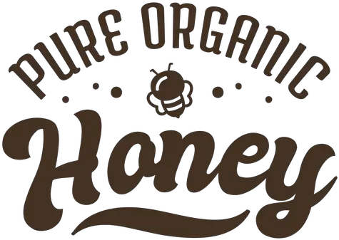 Bee Cute Honey Badge Pure Honey Logo Png Honey Transparent