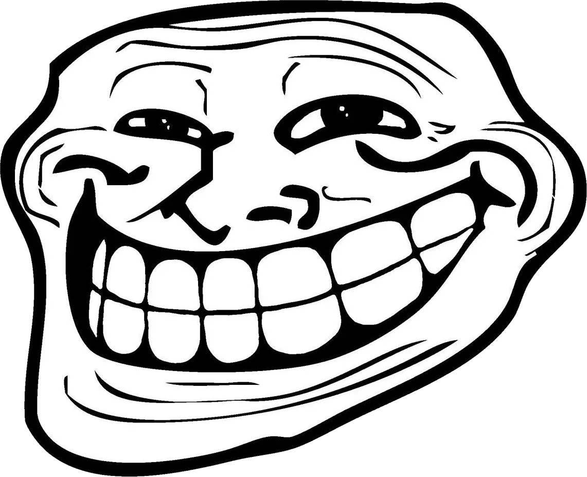 Download Free Png Trollface Backgroundtransparent Dlpngcom Meme Troll Face Png Troll Face Png No Background
