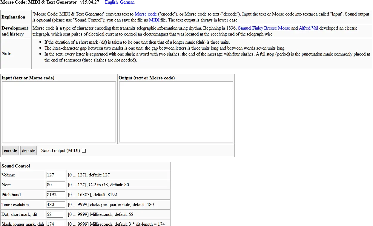 Morse Code Midi And Text Generator Ham Radio Stop Amateur Screenshot Png Quarter Note Png