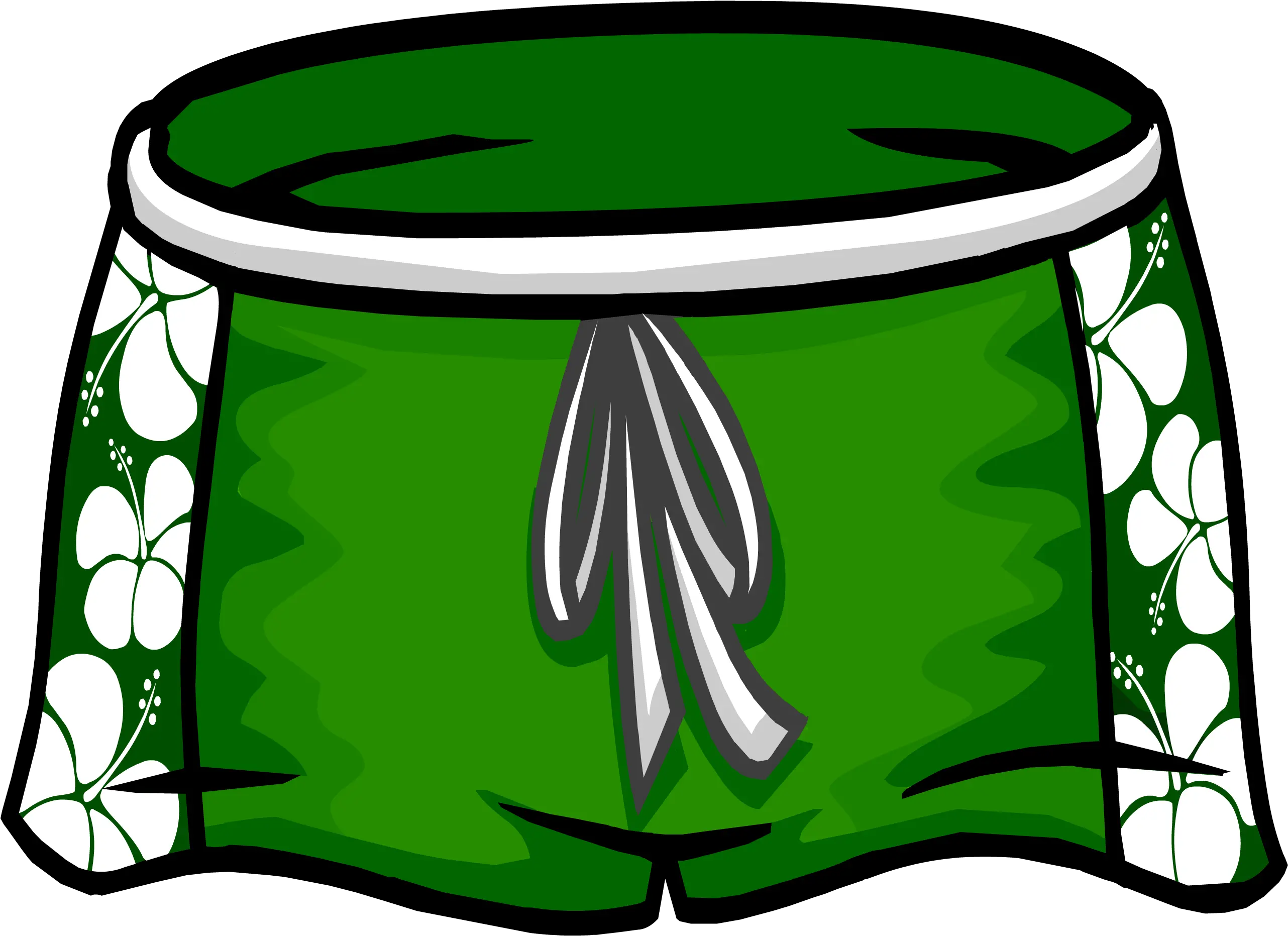 Swim Shorts Club Penguin Png Green Short Clipart Png Swim Png