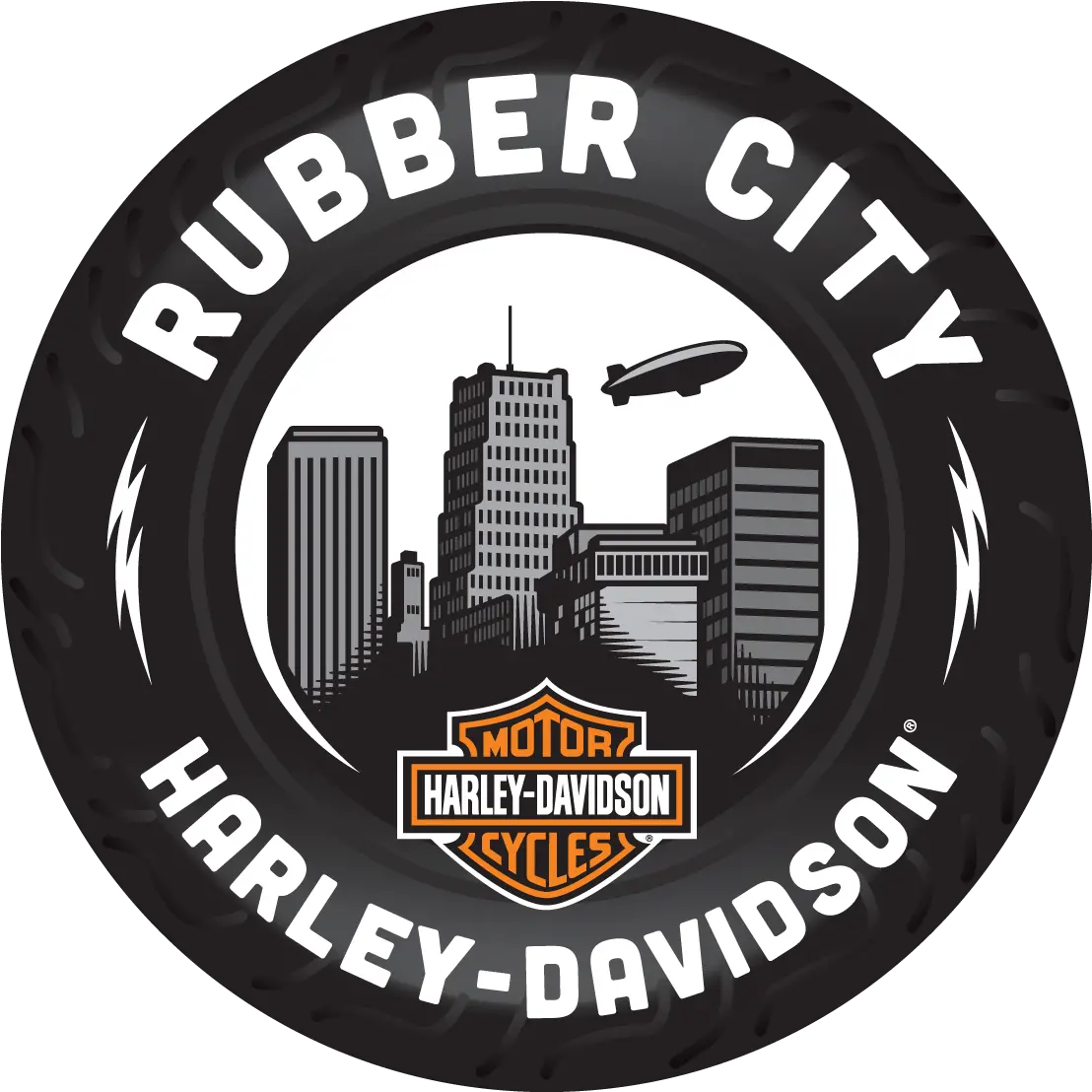 2020 H D Motorcycles Rubber City Harleydavidson Emblem Png Harley Davidson Hd Logo