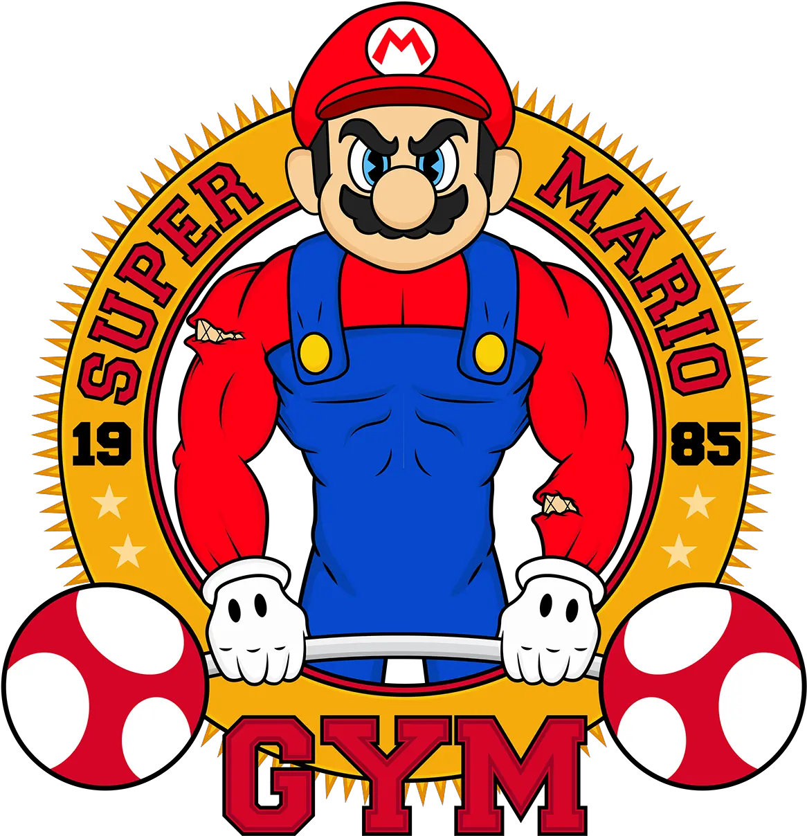 Gym Parody Logos Mario Bros Pesas Png Gym Logos