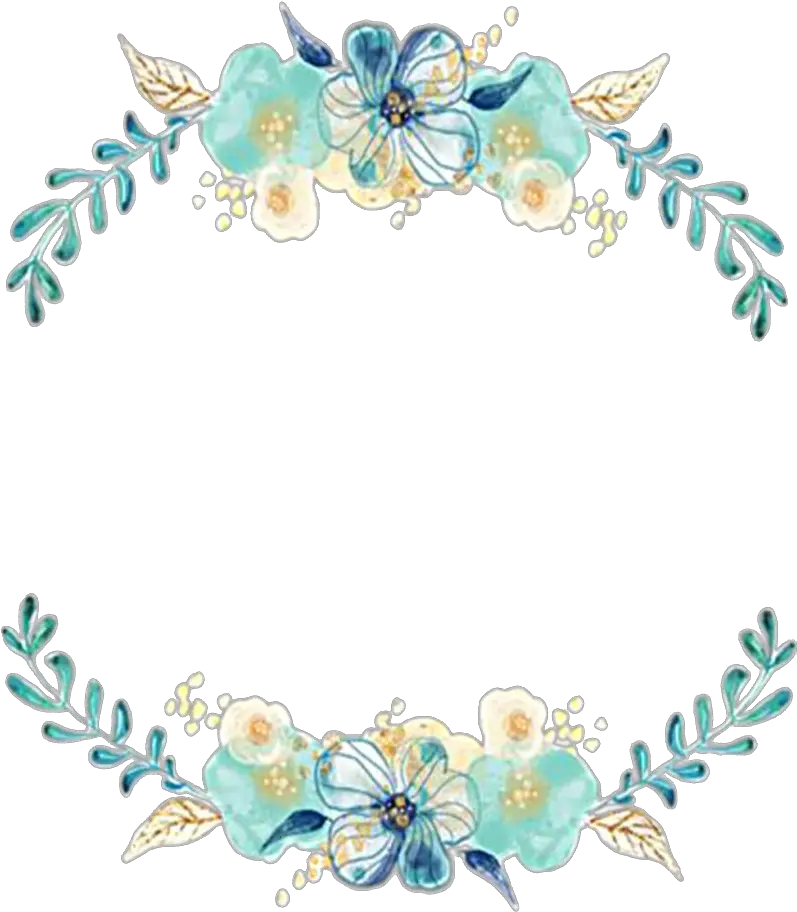 Floral Blue Frame Png Transparent Images All Floral Blue Frame Png Elegant Frame Png