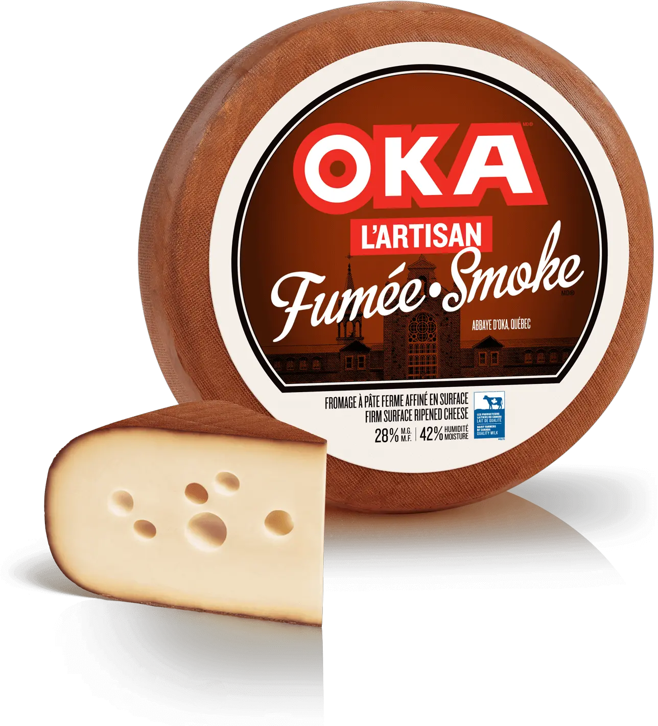 Oka Lu0027artisan Smoke Cheese U2013 A Flavor Lightly Smoked Gruyère Cheese Png Smoke Texture Png png