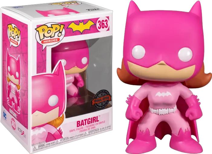 Funko Pop Batman Batgirl Breast Cancer Awareness 363 Batman Breast Cancer Pop Png Batgirl Icon