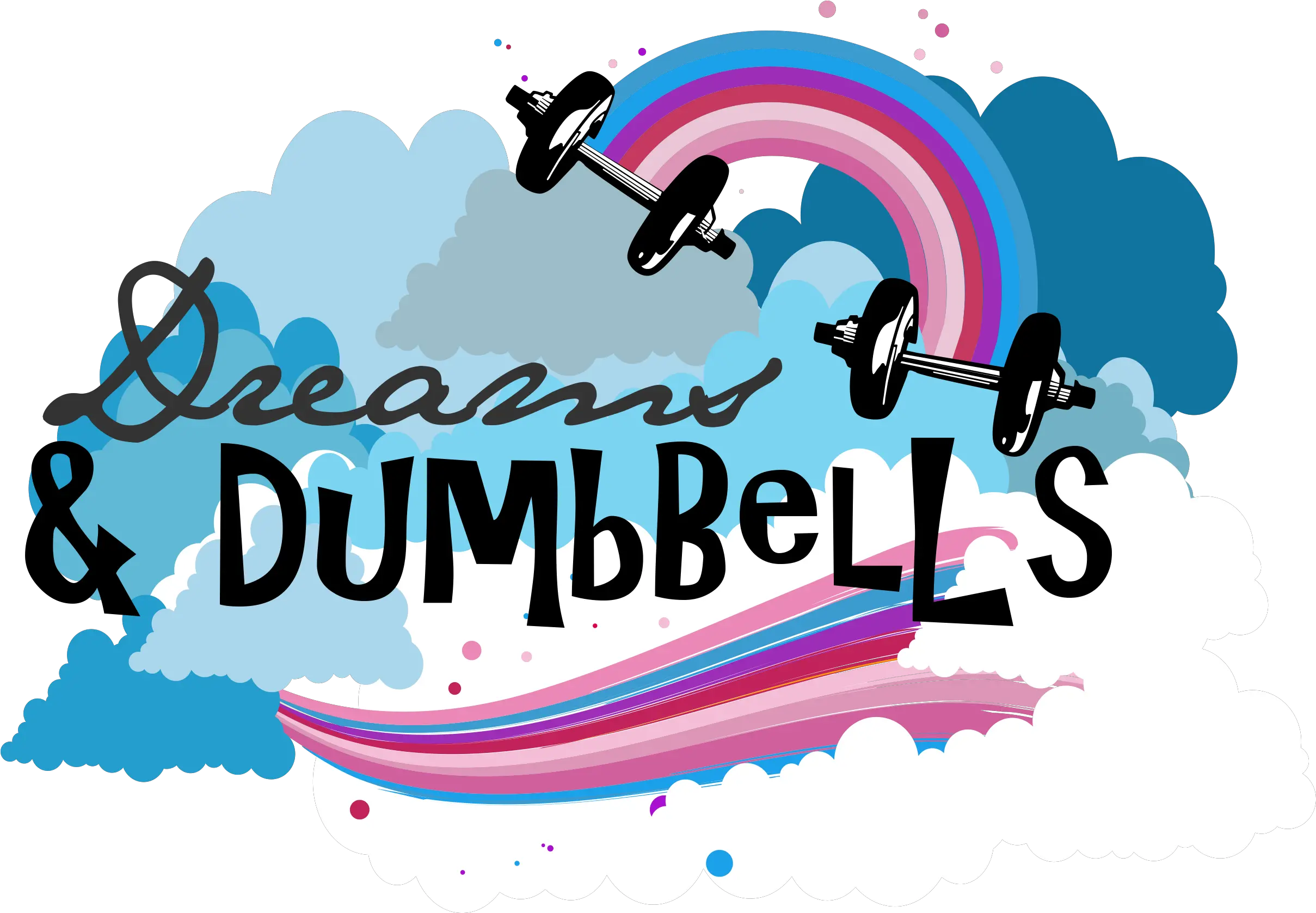 Home Dreams And Dumbbells Graphic Design Png Dumbbell Logo