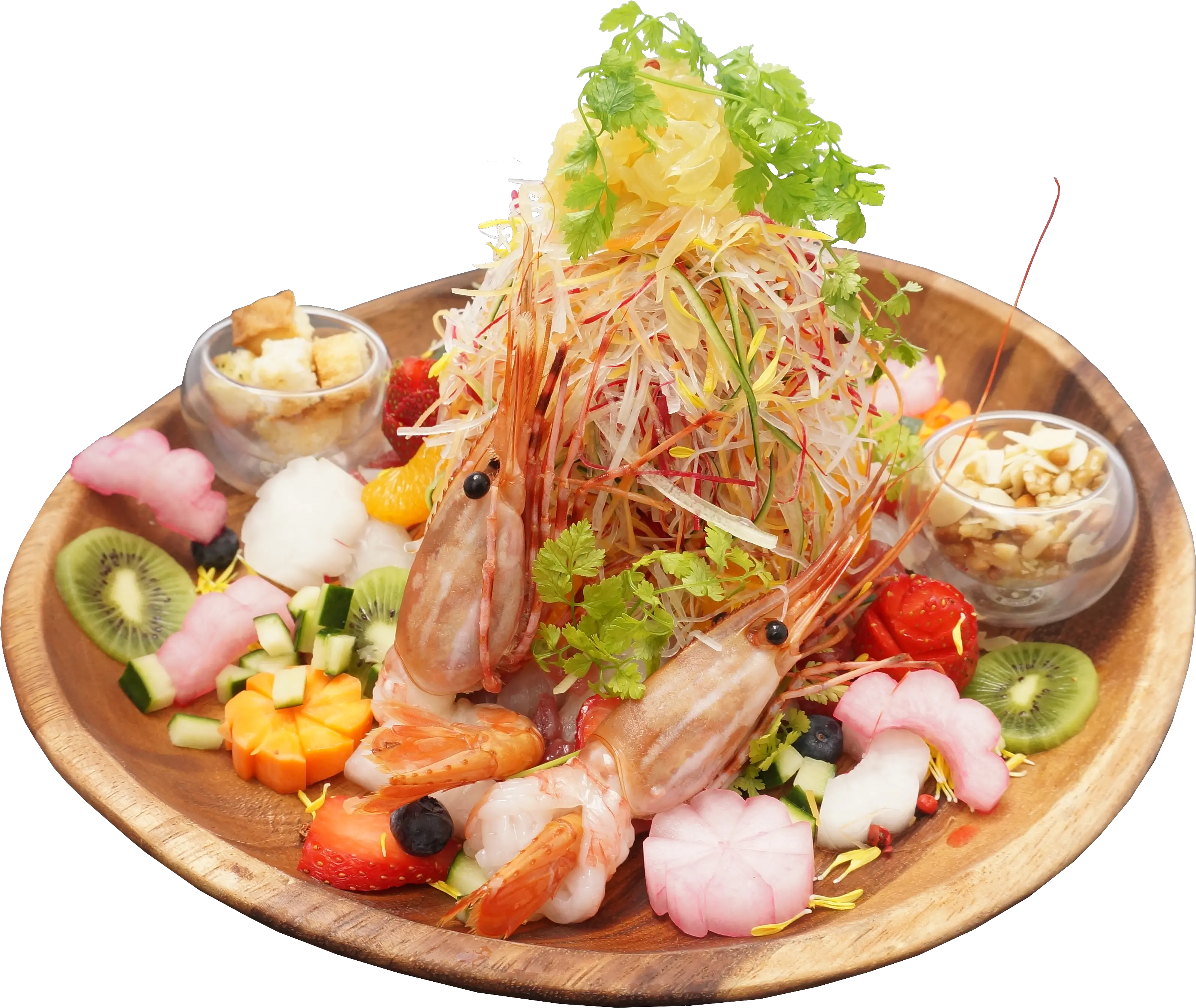 Nigiro Sashimi Salad Yu Sheng Lo Hei U2013 A L I N C O U S Side Dish Png Hei Hei Png