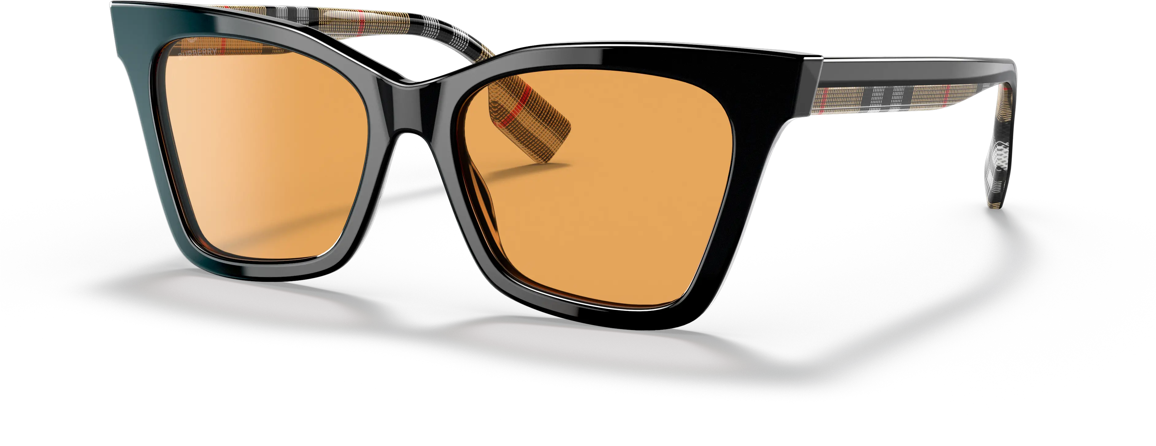 Burberry Be4346 Elsa 53 Dark Orange U0026 Black Sunglasses Burberry Be4346 Elsa Dark Orange Png Burberry Icon