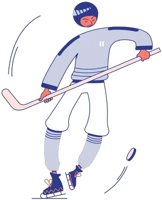 Hockey Icon Download In Glyph Style Hockey Uniform Png Hockey Player Icon