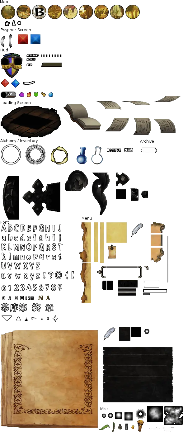 Game Hud Png Menu U0026 Hud Odin Sphere Dragons Crown Video Floor Plan Hud Png