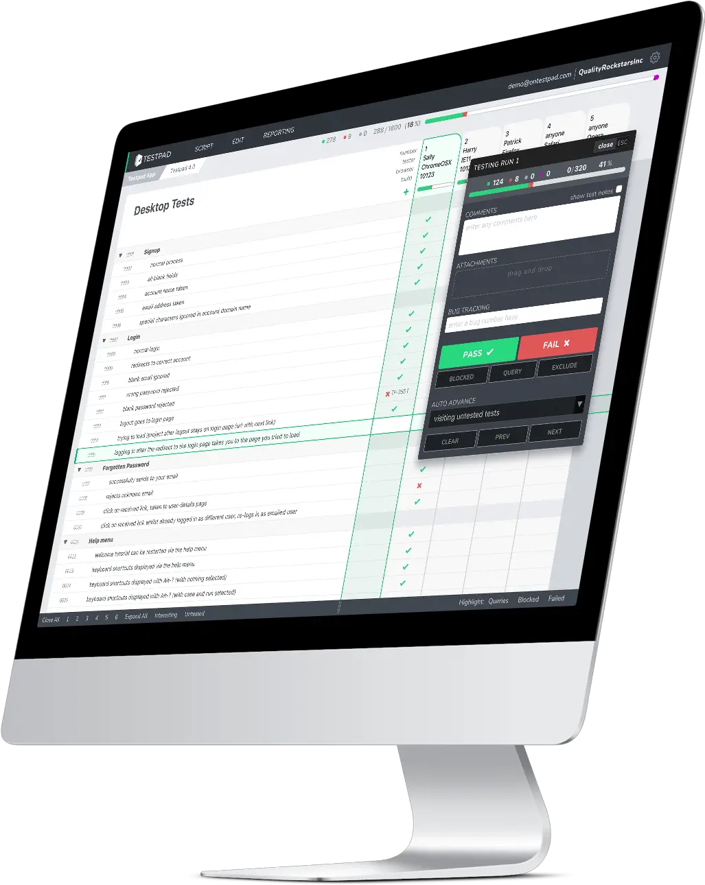 A Test Plan Tool For Simpler Case Management Testpad Testpad Png Test Results Icon