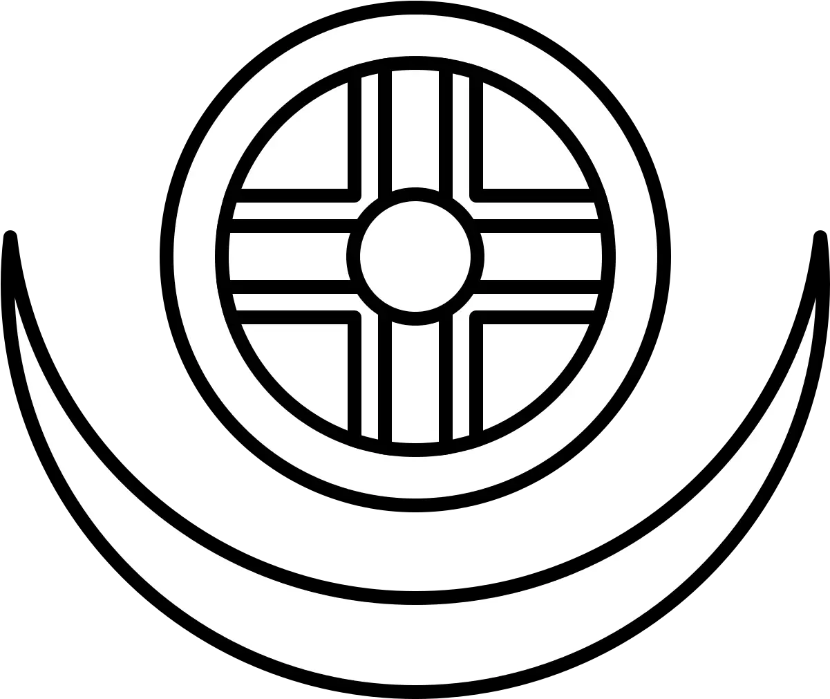 Filesun Wheel In The Crescent Of Moonsvg Wikimedia Commons Sun And Crescent Moon Symbol Png Cresent Moon Png