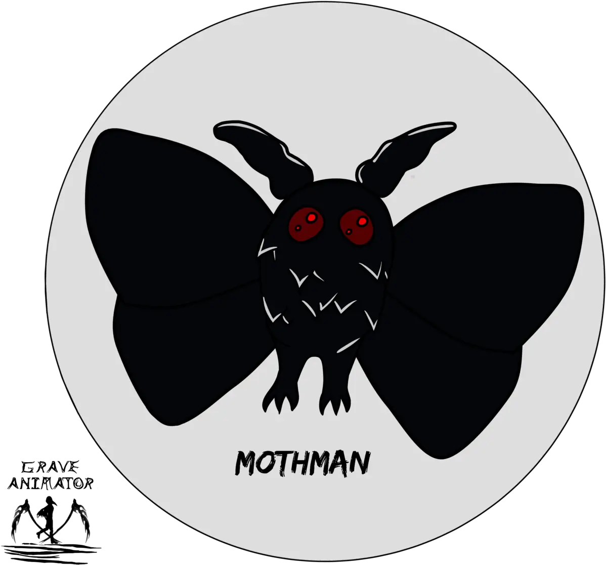 Ghostlyboop Cartoon Png Mothman Png