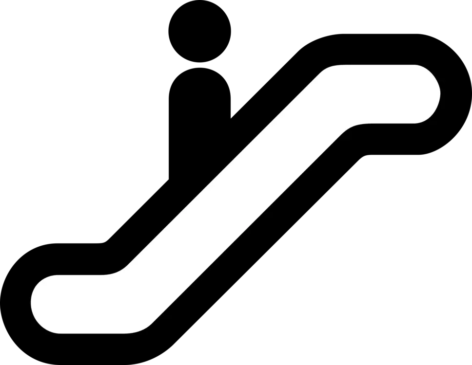 Aiga Escalator U0027u0027downu0027u0027 Sign Vector Image Public Domain Escalator Down Png Mall Icon Vector