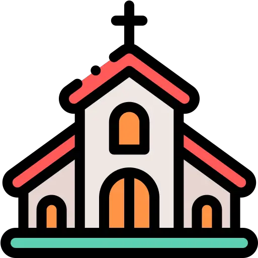 Church Free Architecture And City Icons Blue Church Icon Png City Vector Icon