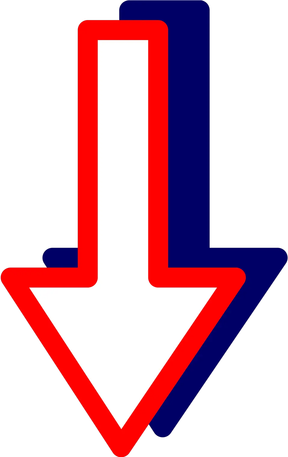 Down Arrow Clip Art Clipart Clipart Down Arrow Down Arrow Red White Blue Png Arrow Clip Art Png png