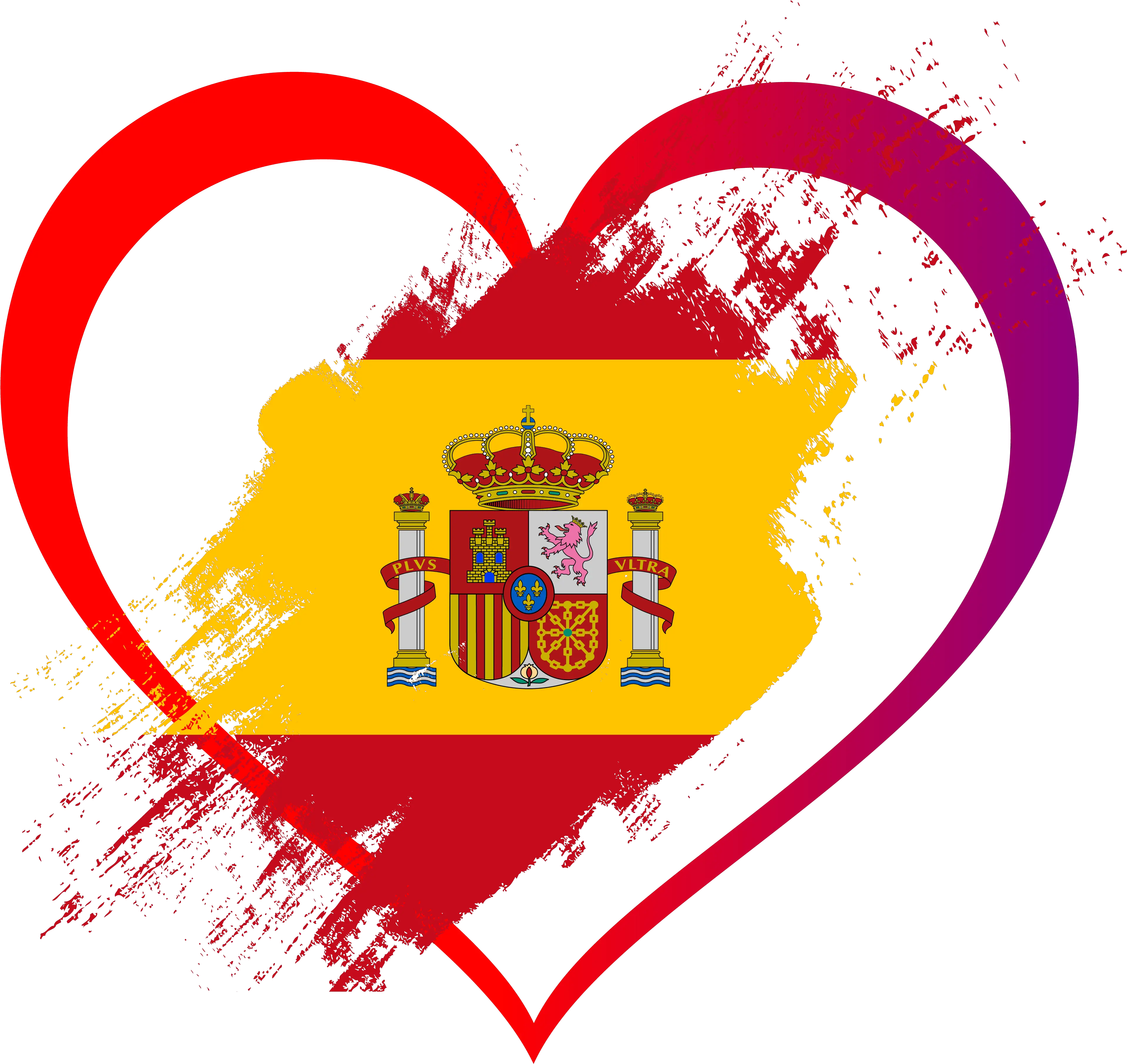 Spain Flag Png Image Spain Flag Heart Spain Png