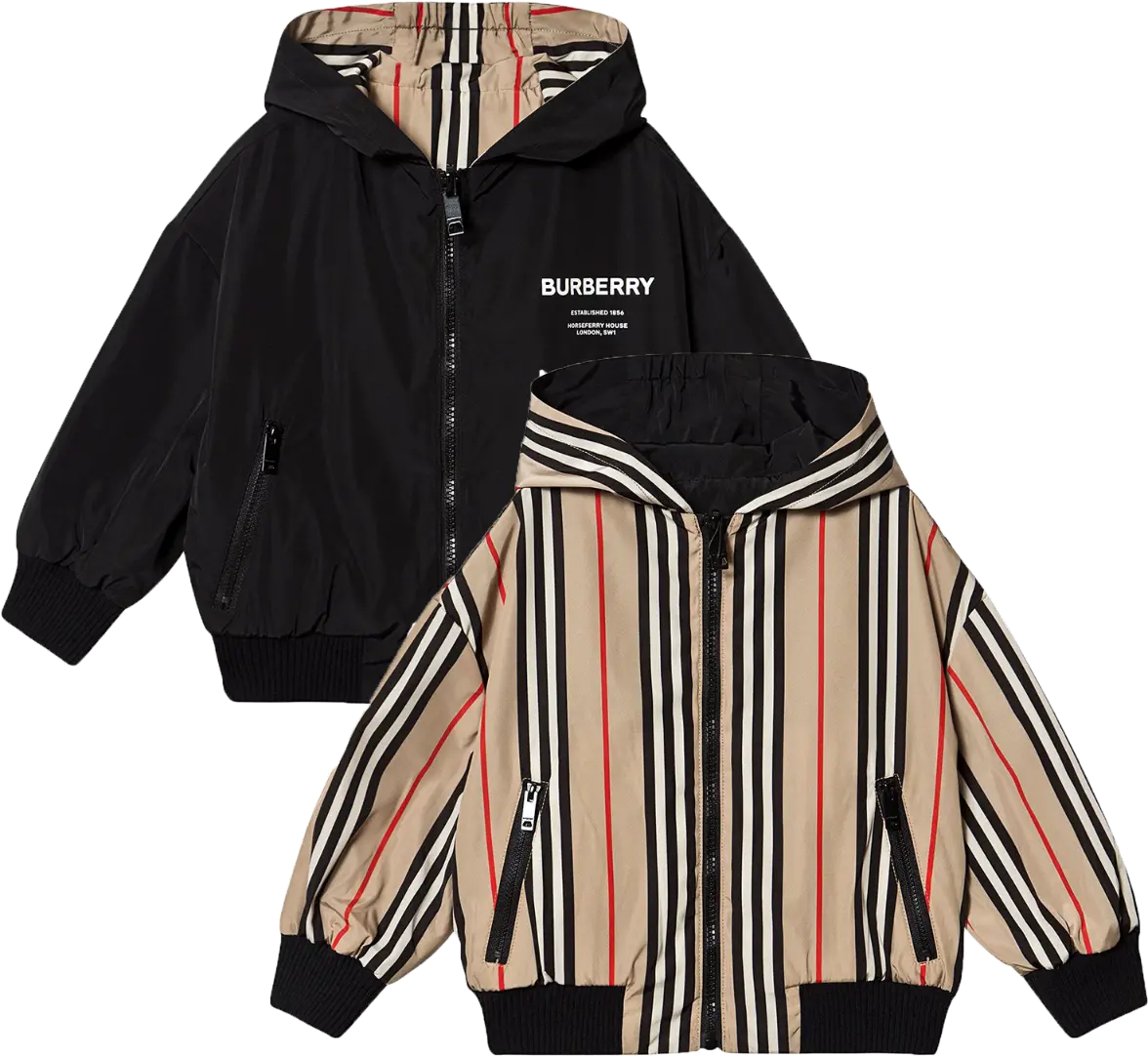 Burberry Junior Tommy Icon Reversible Jacket Png Junior Icon