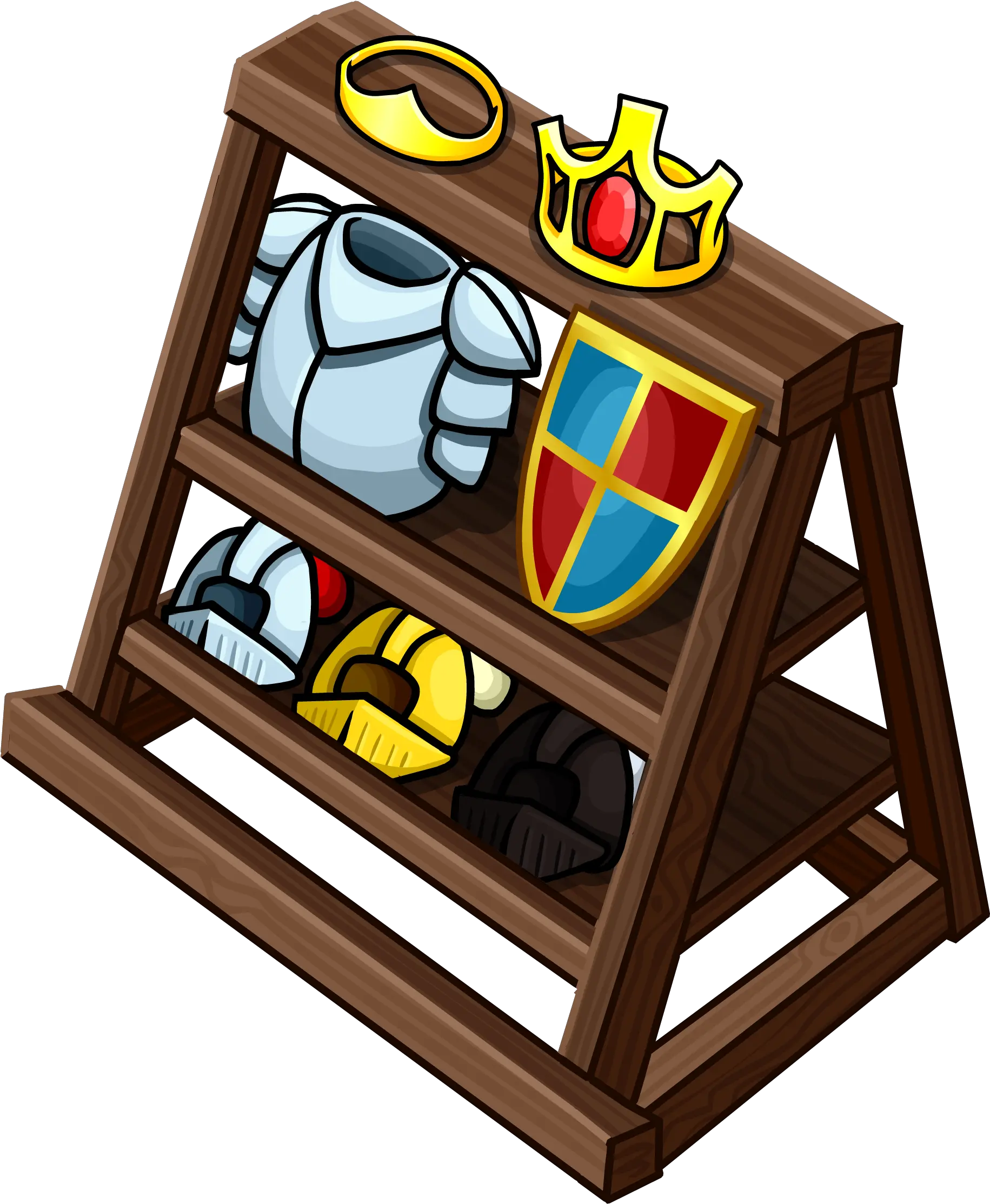 Armor Rack Club Penguin Online Wiki Fandom Cartoon Armor Rack Png Rack Icon