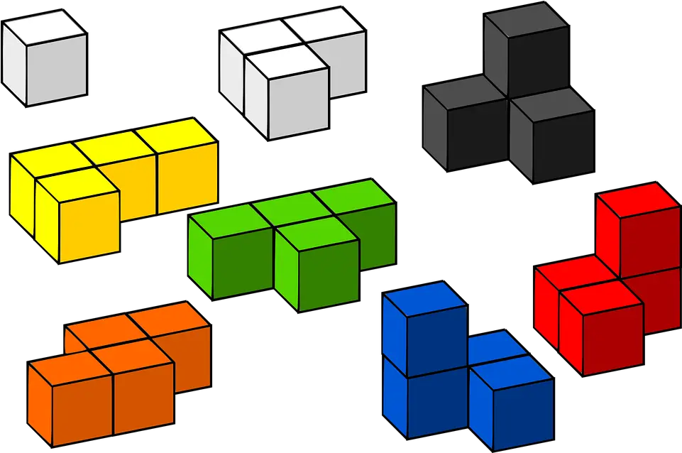 Building Blocks Tetris 3d 3d Tetris Blocks Png Tetris Png