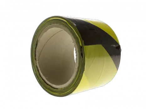 Yellowblack Hazard Tape Circle Png Yellow Tape Png