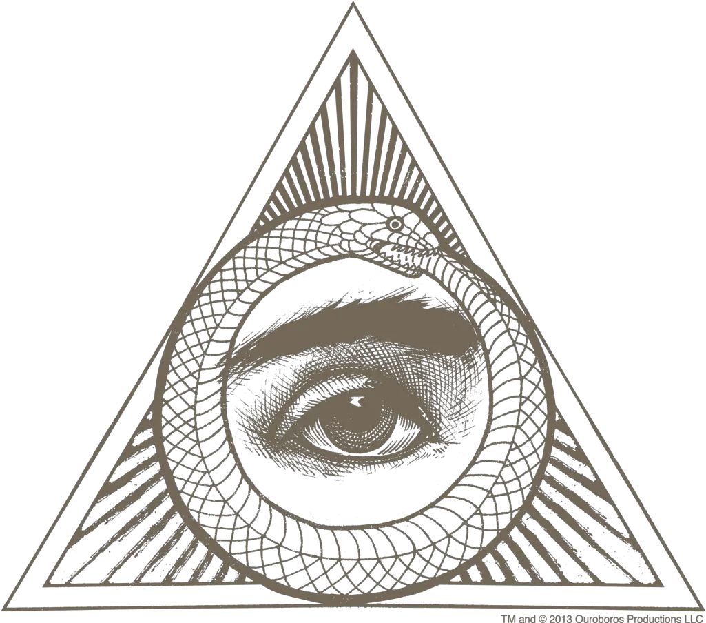 Eye Ouroboros Mousepad Eye Of Providence Ouroboros Png Ouroboros Png