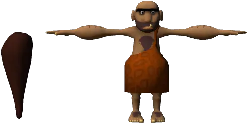 P3din Oot The Caveman Illustration Png Caveman Png