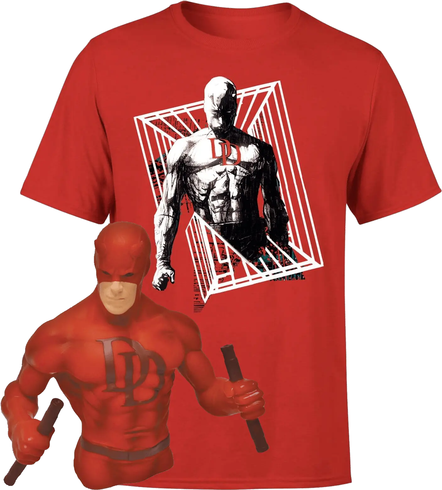 Daredevil Bust And T Super Mario Odyssey Cappy Shirt Png Daredevil Transparent