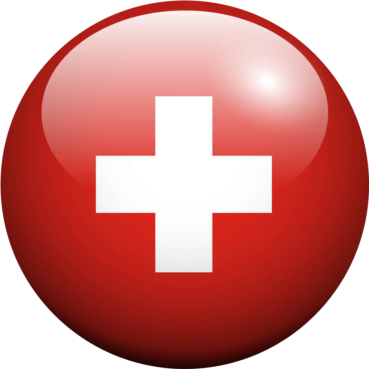 Red Circle Cross Transparent Png Switzerland Round Flag No Background Red Circle Logo
