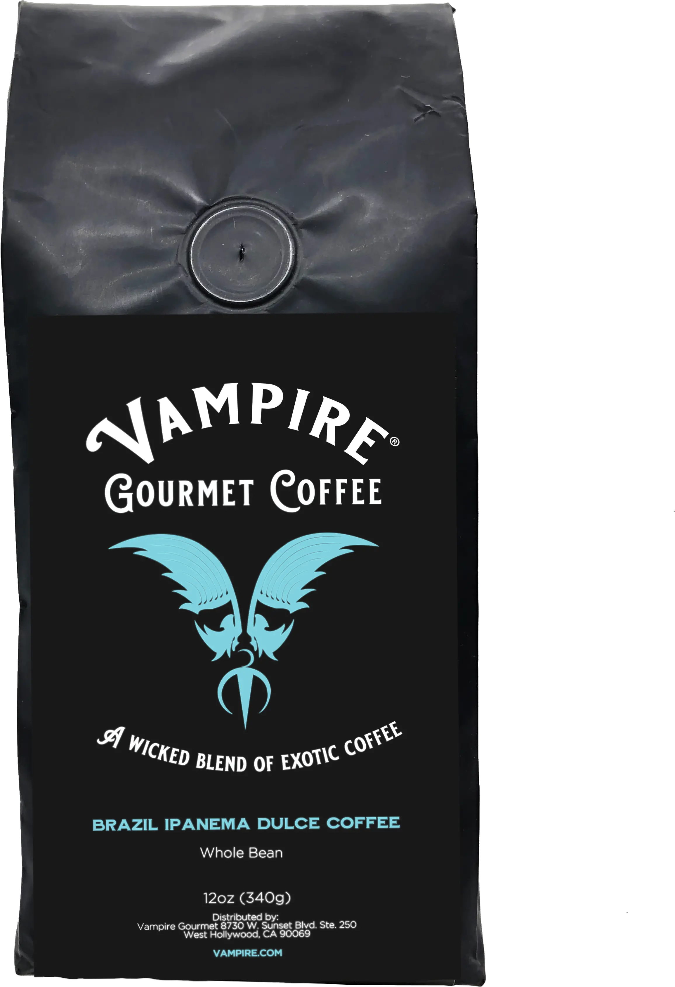 Vampire Coffee Brazil Ipanema Dulce Whole Bean Vampire Packaging And Labeling Png Vixx Icon