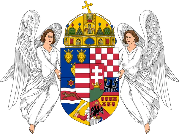Did Austria Rule Croatia Quora Greater Hungary Coat Of Arms Png Saint Elizabeth Of Hungary Icon