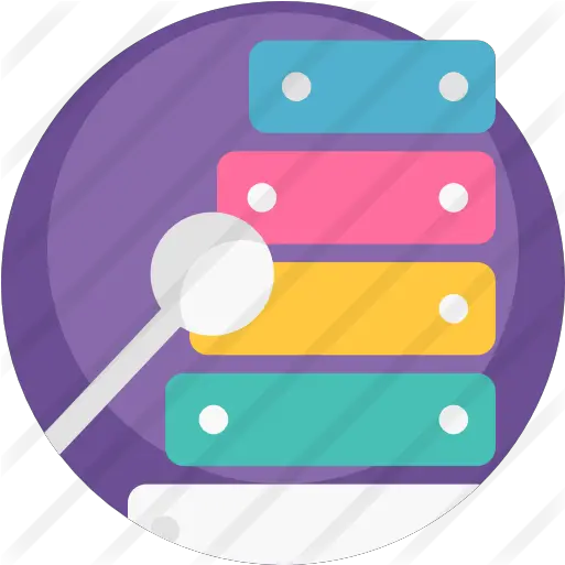 Xylophone Free Music Icons Circle Png Xylophone Png