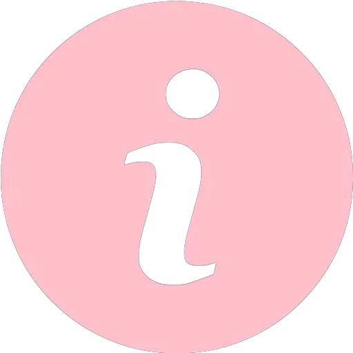 Pink Info 5 Icon Free Pink Info Icons Dot Png Ini Icon