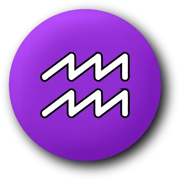 Aquarius Purple Symbol Free Svg Aquarius Png Aquarius Png