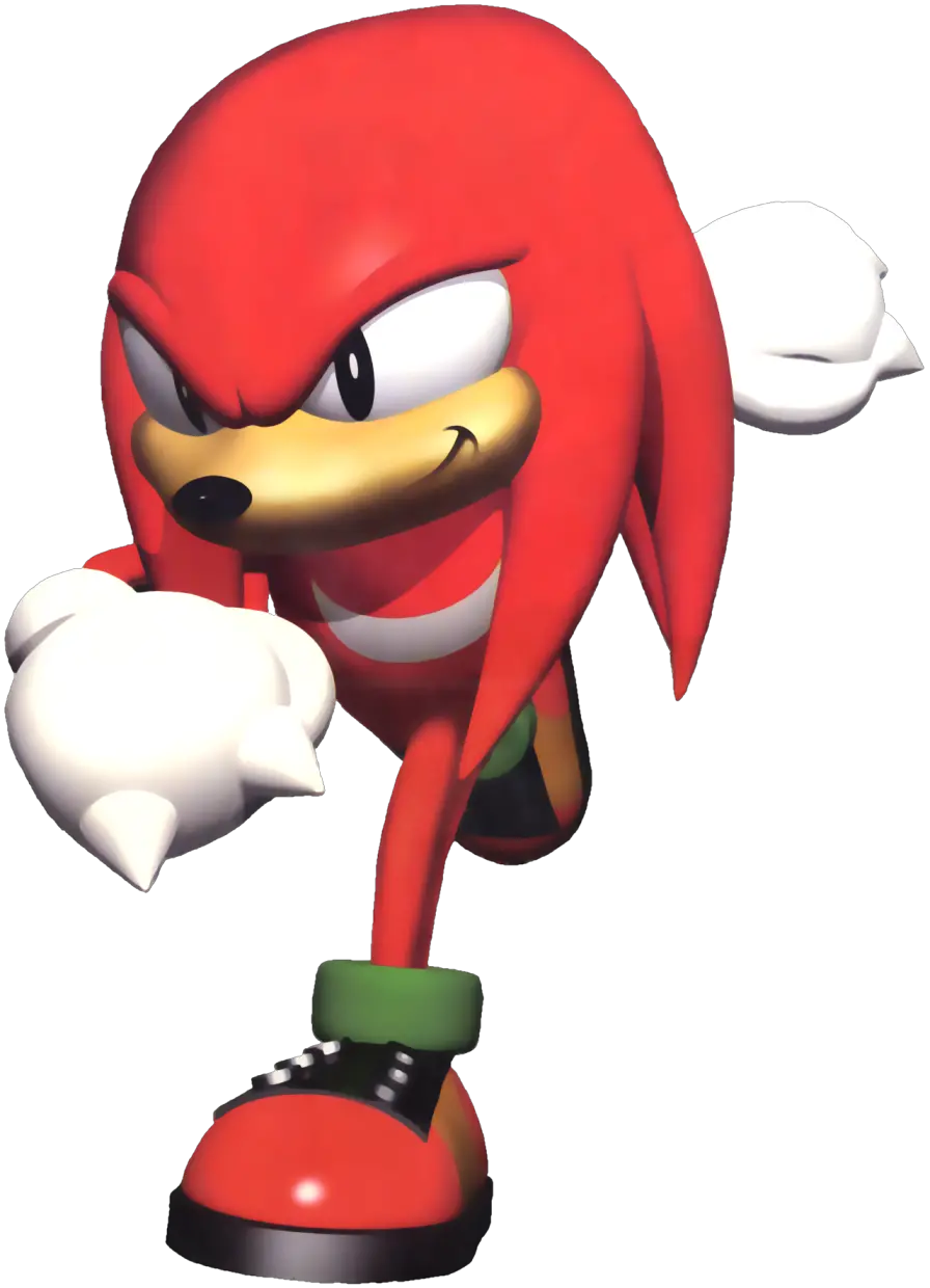 Knuckles Png 3 Image Knuckles Sonic R Model Knuckles Png