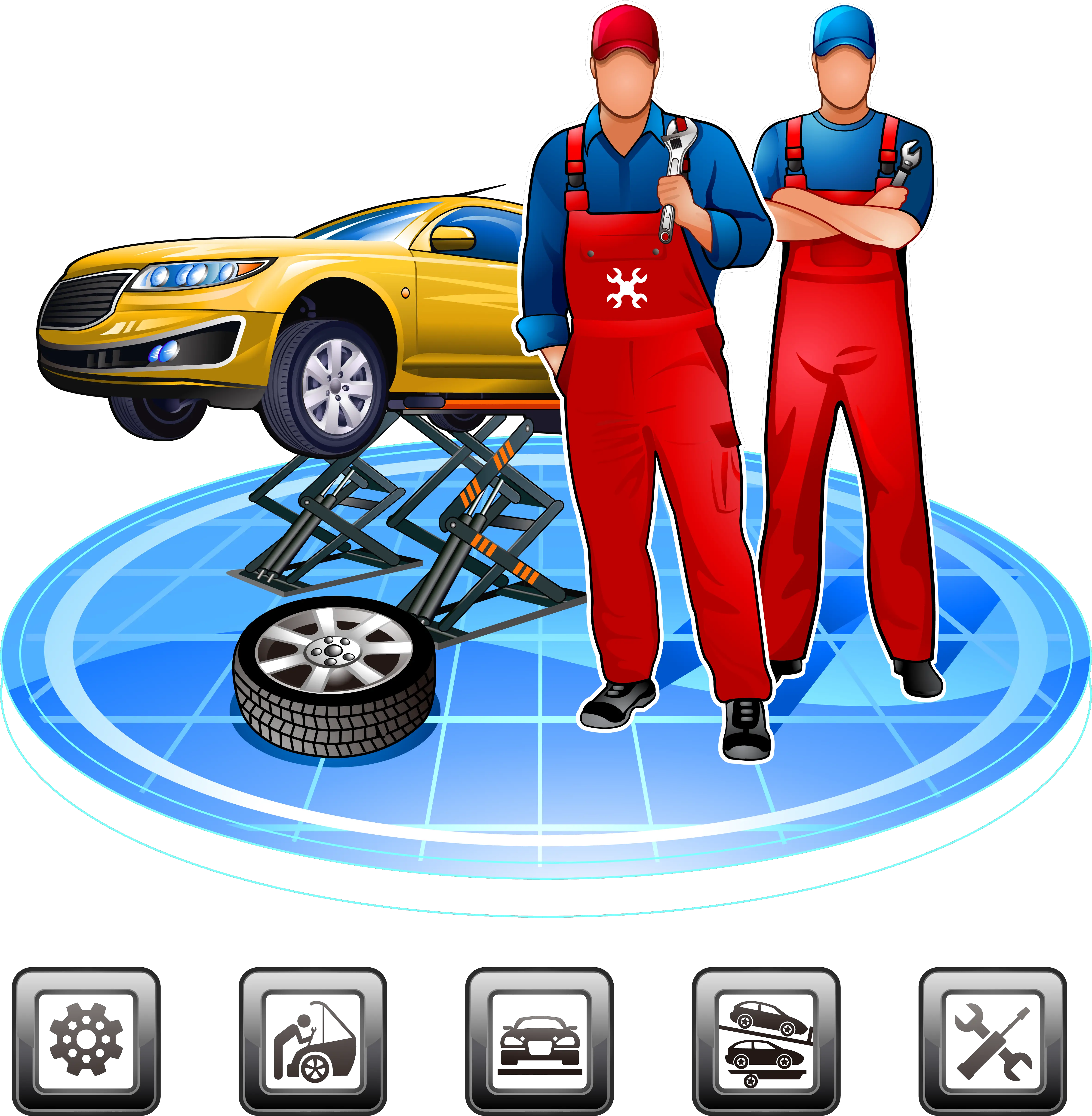 Download Car Maintenance Repair And Maintenance Cars Png Car Mechanic Free Vector Cars Png png