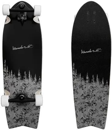 Wander Surfskate Skateboard Longboard Png Skateboard Png