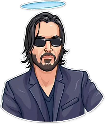 Keanu Reeves Illustration Png Keanu Reeves Png