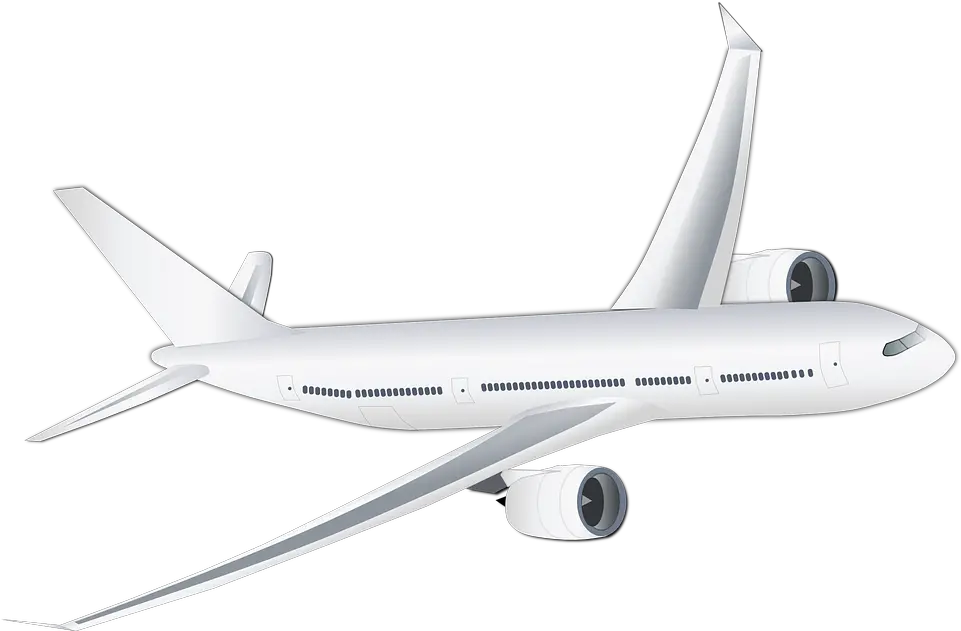 Aeroplane Airliner Airbus Free Vector Graphic On Pixabay Aeroplane Png Black Background Airplane Png