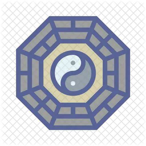 Yin Yang Icon Of Colored Outline Style Circle Png Yin Yang Logo