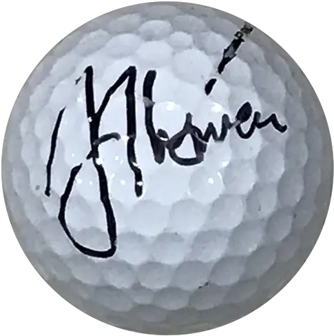 Justin Thomas Autographed Golf Ball For Golf Png Golf Ball Png