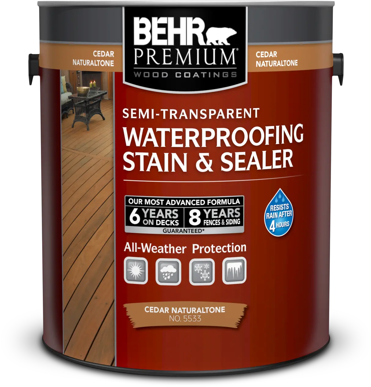 Semi Behr Stain And Sealer Png Fence Transparent