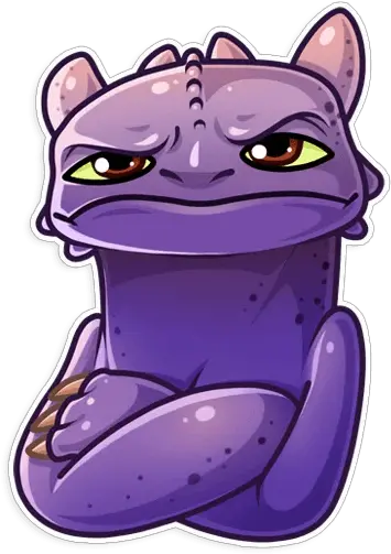 Toothless Telegram Sticker Toothless Sticker Telegram Png Toothless Png