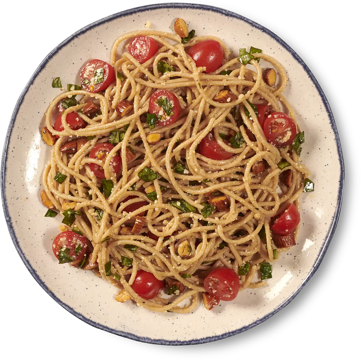 Spaghetti With Tomatoes U0026 Toasted Almonds Tableware Png Spaghetti Transparent Background