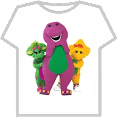 Barney Andfriends Roblox Roblox Ss T Shirt Png Barney And Friends Logo