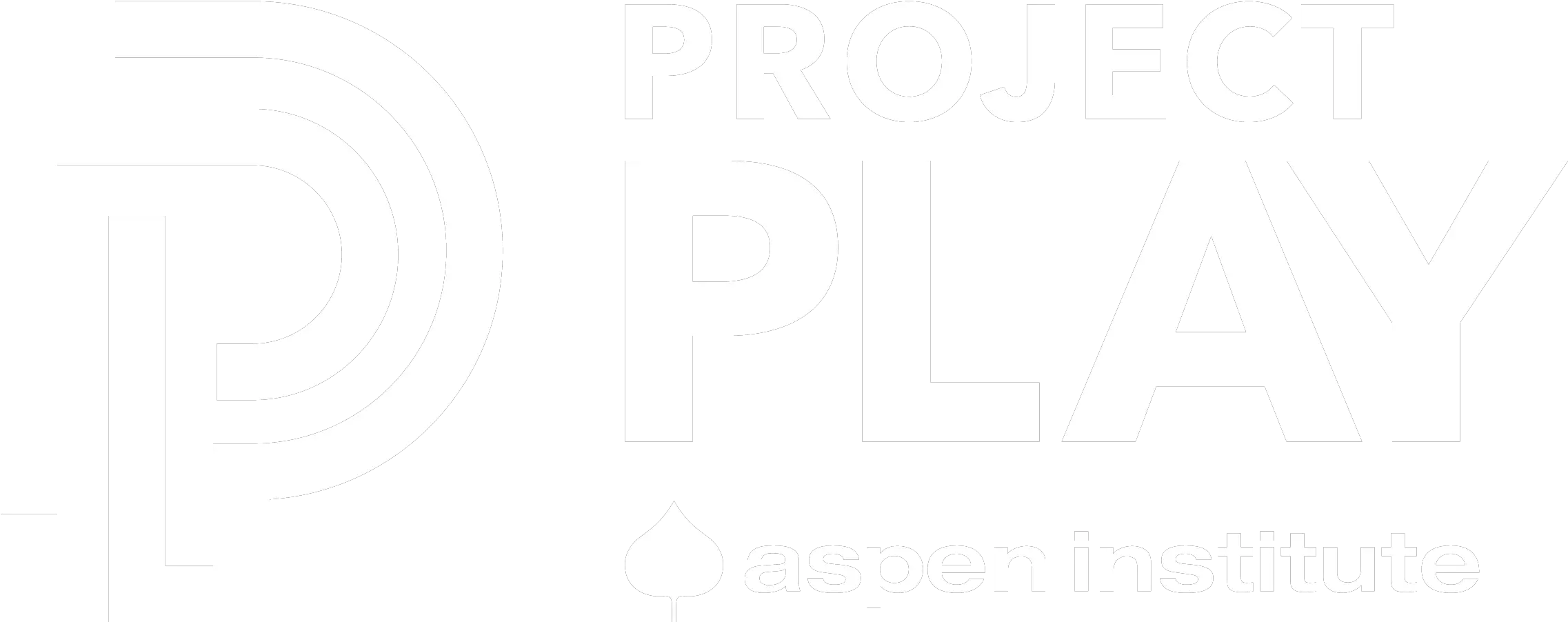 The Aspen Institute Project Play Ihs Markit Logo White Png Mat Icon Goes Above Stick Row