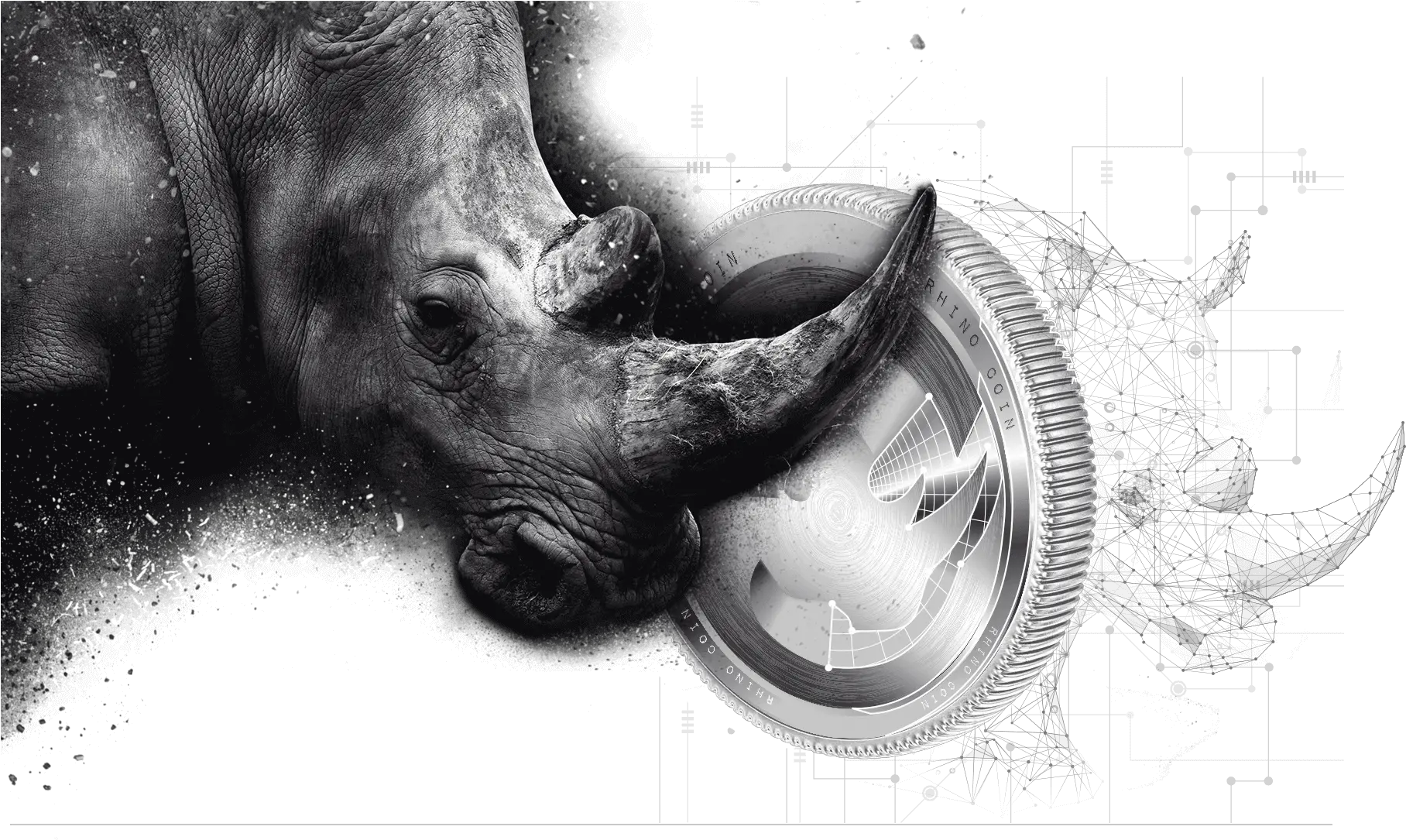 Rhino Coin Competition Black Rhinoceros Png Rhino Transparent Background