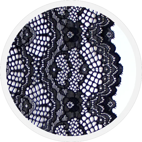 Black Lace Pattern Png Black Lace Trim Jett Circle Circle Lace Circle Png