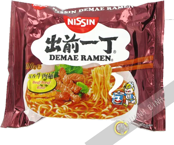 Soup Noodle Ramen Demae Beef Nissin 100g Hungary Demae Ramen Png Ramen Noodles Png