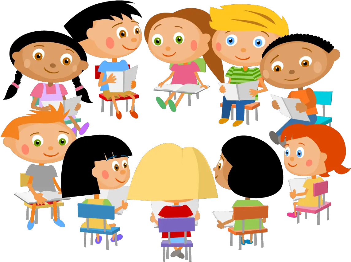 Download Hd Image Royalty Free Stock Circle Clipart Child Students Sit In Circle Png Circle Clipart Png png